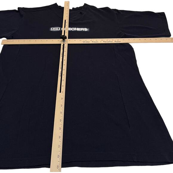 Vintage Skechers USA Logo T-Shirt Men’s V-Neck Navy Blue -, Made in USA Y2K - Picture 6 of 6